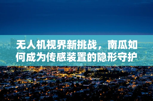 无人机视界新挑战，南瓜如何成为传感装置的隐形守护者？