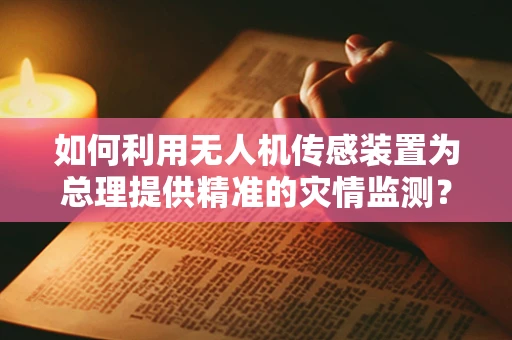 如何利用无人机传感装置为总理提供精准的灾情监测？