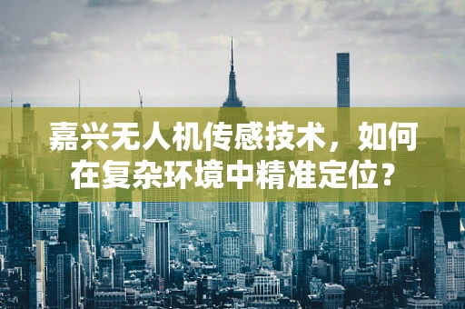 嘉兴无人机传感技术，如何在复杂环境中精准定位？