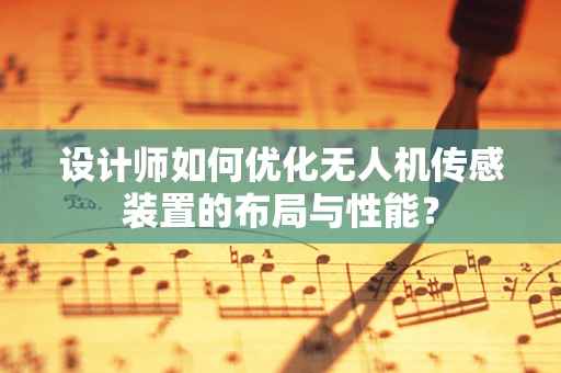 设计师如何优化无人机传感装置的布局与性能？