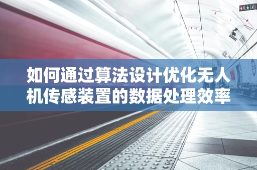 如何通过算法设计优化无人机传感装置的数据处理效率？