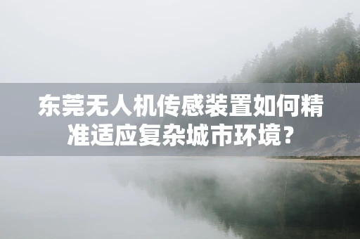 东莞无人机传感装置如何精准适应复杂城市环境？