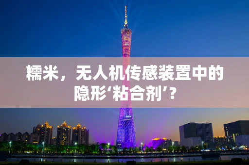 糯米，无人机传感装置中的隐形‘粘合剂’？