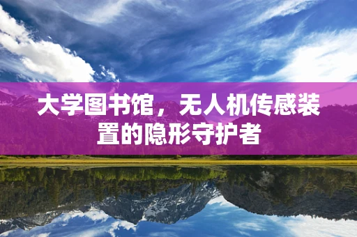 大学图书馆，无人机传感装置的隐形守护者