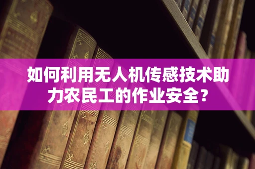 如何利用无人机传感技术助力农民工的作业安全？