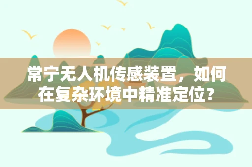 常宁无人机传感装置，如何在复杂环境中精准定位？
