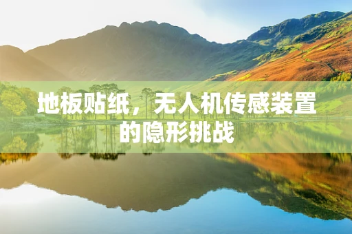 地板贴纸，无人机传感装置的隐形挑战