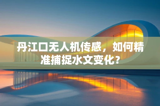 丹江口无人机传感，如何精准捕捉水文变化？