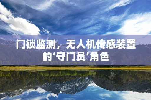 门锁监测，无人机传感装置的‘守门员’角色