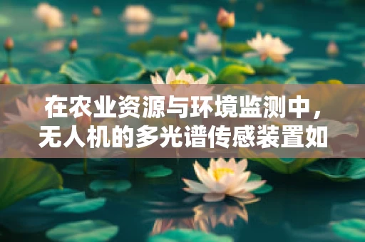 在农业资源与环境监测中，无人机的多光谱传感装置如何精准评估作物健康与土壤状况？