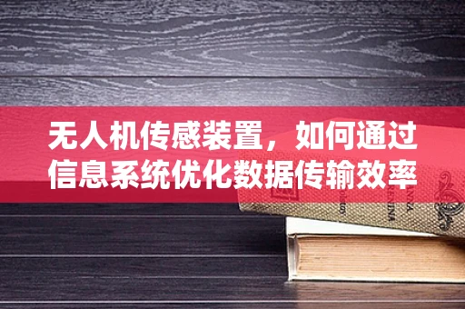 无人机传感装置，如何通过信息系统优化数据传输效率？