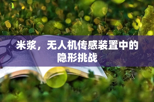 米浆，无人机传感装置中的隐形挑战