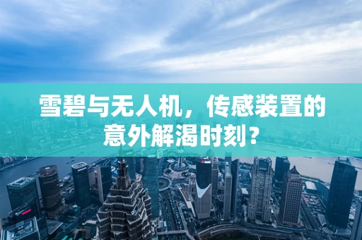 雪碧与无人机，传感装置的意外解渴时刻？