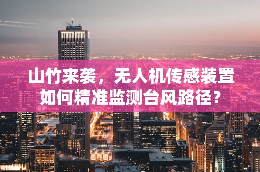 山竹来袭，无人机传感装置如何精准监测台风路径？