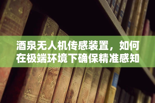 酒泉无人机传感装置，如何在极端环境下确保精准感知？