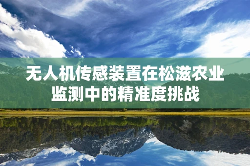 无人机传感装置在松滋农业监测中的精准度挑战