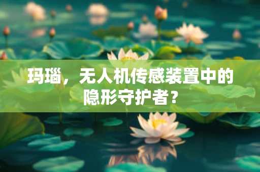 玛瑙，无人机传感装置中的隐形守护者？