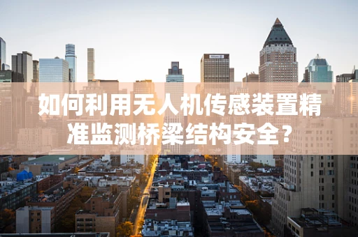 如何利用无人机传感装置精准监测桥梁结构安全？