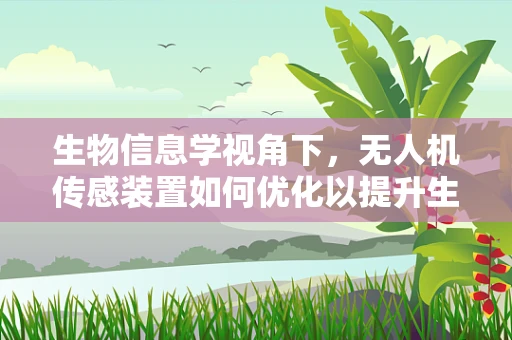 生物信息学视角下，无人机传感装置如何优化以提升生态监测精度？