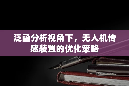 泛函分析视角下，无人机传感装置的优化策略