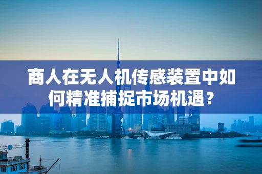 商人在无人机传感装置中如何精准捕捉市场机遇？