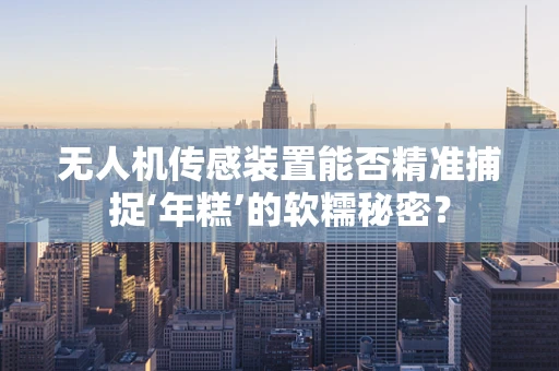 无人机传感装置能否精准捕捉‘年糕’的软糯秘密？