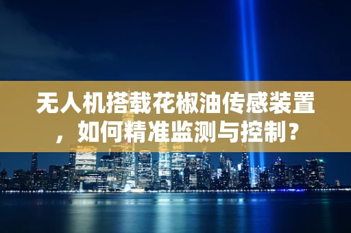 无人机搭载花椒油传感装置，如何精准监测与控制？